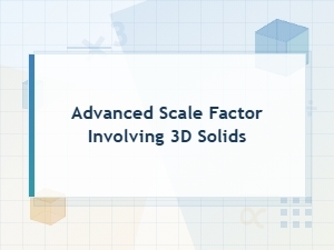 Advanced Scaling of Solids in Three Dimensions